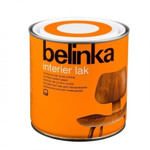 Купить Лак Belinka Interieer Lak для защиты древесины бесцветный 0,75 л по низкой цене