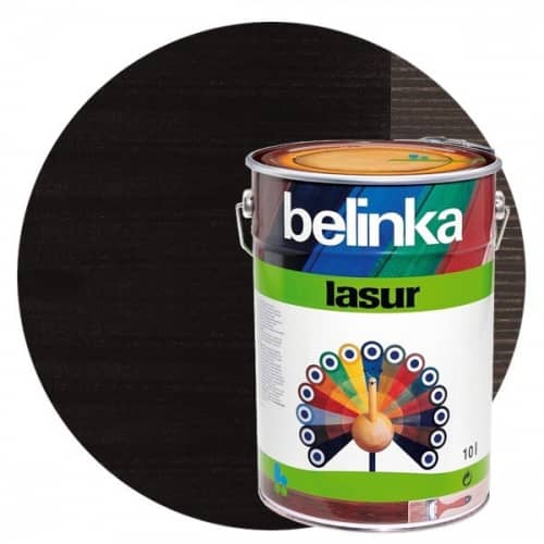 Купить Пропитка Belinka Lasur № 22 для древесины Эбеновое дерево 10 л по низкой цене