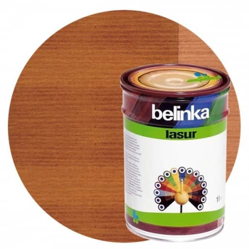Купить Пропитка Belinka Lasur № 17 для древесины Тик 1 л по низкой цене