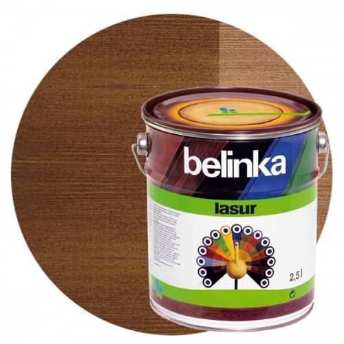 Купить Пропитка Belinka Lasur № 24 для древесины Палисандр 2,5 л по низкой цене