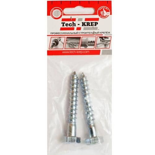 Купить Шуруп Tech-Krep сантехнический 8х80 мм по низкой цене