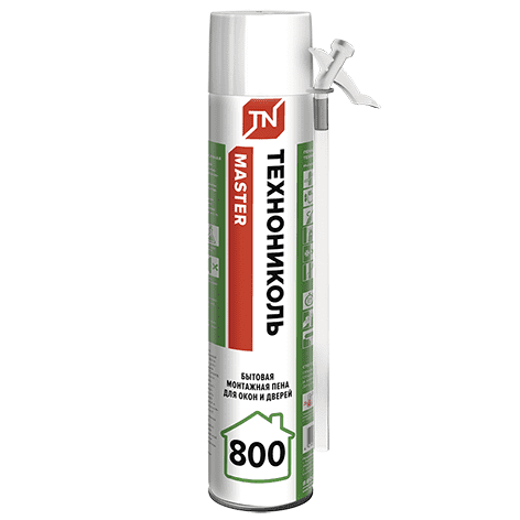 Купить Пена Технониколь 800 Master монтажная бытовая всесезонная 800 г по низкой цене