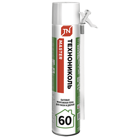Купить Пена Технониколь 60 Master монтажная бытовая всесезонная 790 г по низкой цене