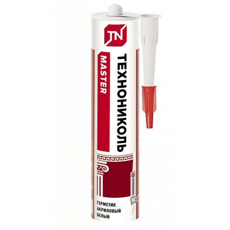 Купить Герметик Технониколь акриловый универсальный белый 280 мл по низкой цене