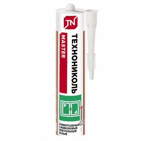 Купить Герметик Технониколь силиконовый нейтральный белый 280 мл по низкой цене