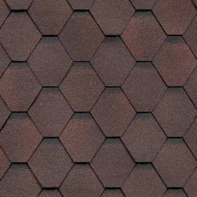 Купить Черепица гибкая Технониколь Shinglas Классик Кадриль Гранат по низкой цене