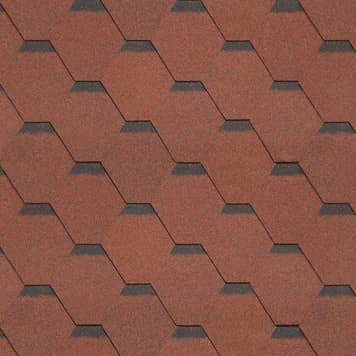 Купить Черепица гибкая Технониколь Shinglas Классик Кадриль Турмалин по низкой цене