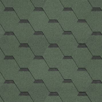Купить Черепица гибкая Технониколь Shinglas Ультра Самба Малахит по низкой цене