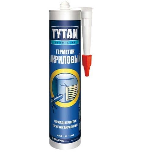 Купить Герметик Tytan Euro-Line акриловый белый 290 мл по низкой цене