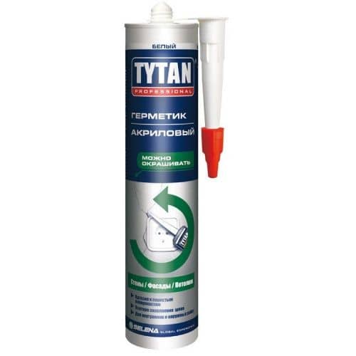 Купить Герметик Tytan Professional акриловый белый 310 мл по низкой цене