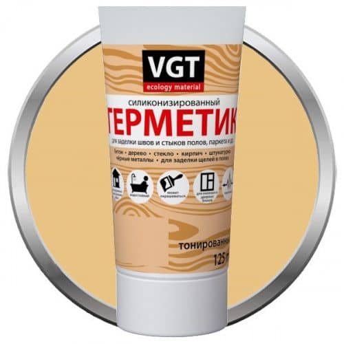 Купить Герметик VGT силиконизированный сосна 0,16 л по низкой цене
