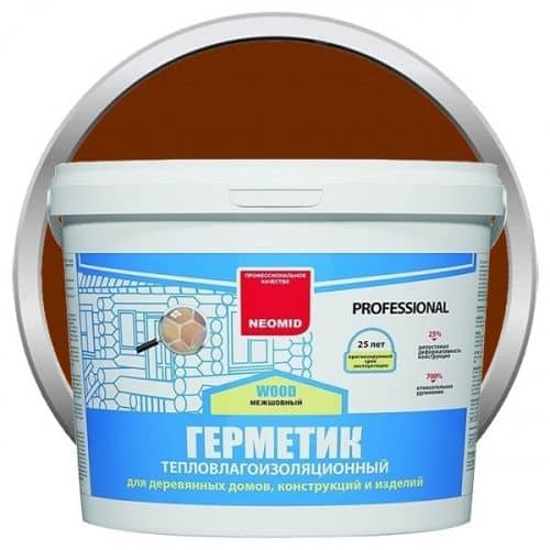 Купить Герметик Neomid Wood Proffesional акриловый межшовный тик 3 кг по низкой цене
