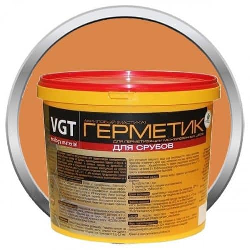 Купить Герметик VGT акриловый для срубов орегон 7 кг по низкой цене