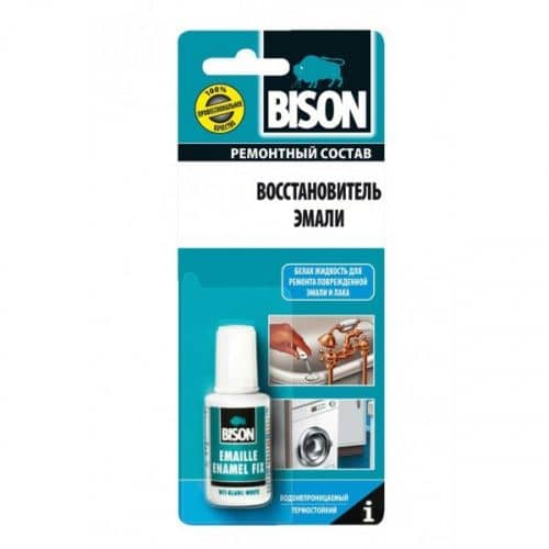Купить Клей Bison Enamel Fix 6307219 для ремонта 20 мл по низкой цене