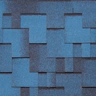 Купить Черепица гибкая Tegola Nordland Альпин синяя с отливом по низкой цене