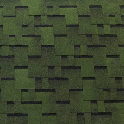 Купить Черепица гибкая Tegola Top Shingle Футуро зеленая по низкой цене