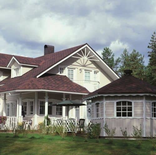 Купить Черепица гибкая Katepal Jazzy коричневая по низкой цене