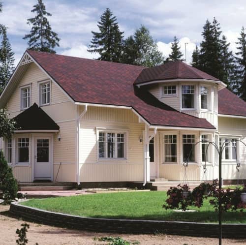 Купить Черепица гибкая Katepal Jazzy красная по низкой цене