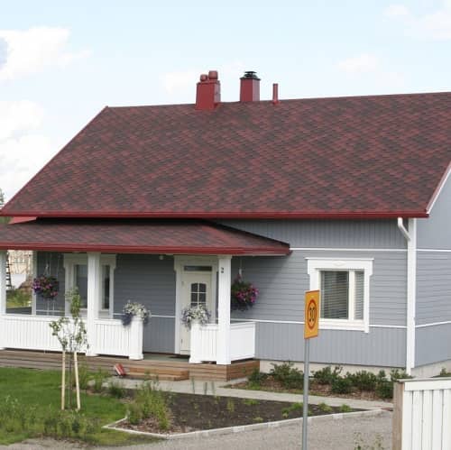 Купить Черепица гибкая Katepal Jazzy красная по низкой цене