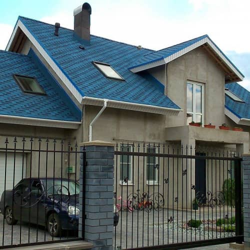 Купить Черепица гибкая Katepal Rocky Голубая Лагуна по низкой цене