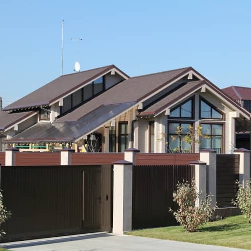 Купить Черепица гибкая Katepal Rocky Спелый Каштан по низкой цене