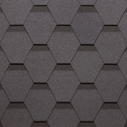 Купить Черепица гибкая Docke PIE Standard Сота серая по низкой цене