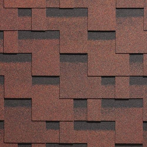 Купить Черепица гибкая Docke PIE Europa Матрица красная по низкой цене