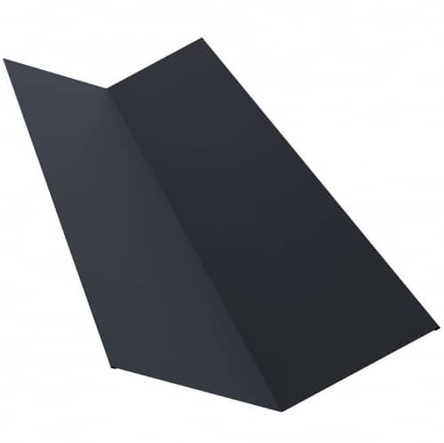 Купить Ендова Grand Line Velur20 RAL 7024 верхняя, 145х145 мм по низкой цене