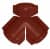 тройник grand line velur20 ral 3009 y-образный для полукруглого конька Купить Тройник Grand Line Velur20 Ral 3009 Y-образный для полукруглого конька по низкой цене