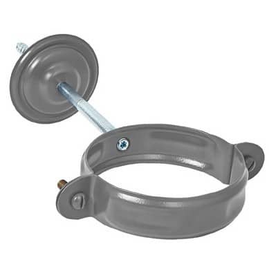 Купить Хомут трубы Aquasystem D125/90 мм RR 23 темно-серый по низкой цене