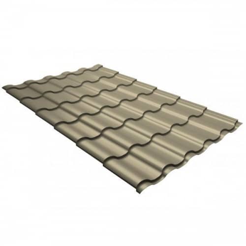 Купить Металлочерепица Grand Line Kredo Pe RAL 1015 резка 0,5 мм по низкой цене