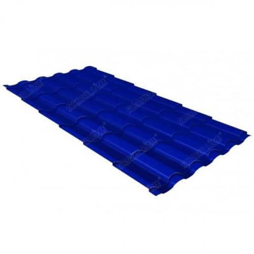 Купить Металлочерепица Grand Line Kredo Pe RAL 5002 резка 0,5 мм по низкой цене