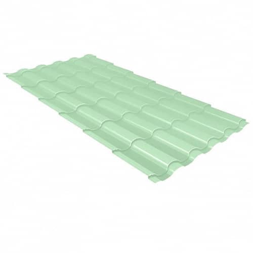 Купить Металлочерепица Grand Line Kredo Pe RAL 6019 резка 0,5 мм по низкой цене