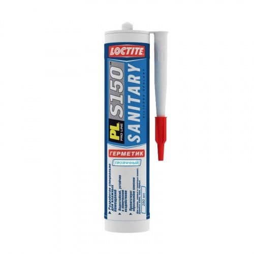 Купить Герметик Loctite PL S150 силиконовый, санитарный, прозрачный 280 мл по низкой цене