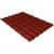 Купить Металлочерепица Grand Line Classic Velur20 Ral 3009 резка 0,5 мм по низкой цене