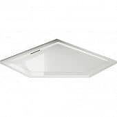 Купить Поддон Weltwasser WWTR TRP100 душевой пятиугольный 1000х1000х35 мм по низкой цене