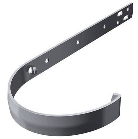 Купить Кронштейн желоба Технониколь D125/82 мм металлический длинный серый по низкой цене