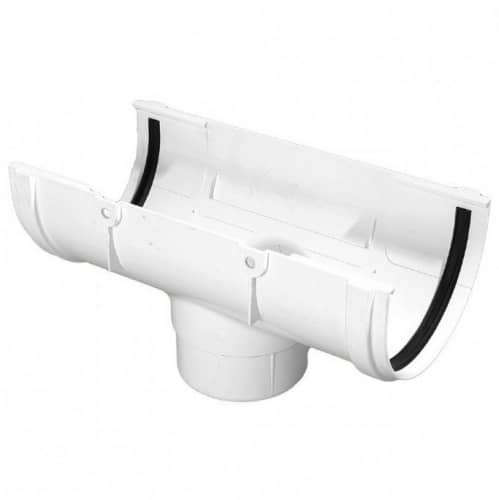 Купить Воронка желоба Docke ПВХ Premium D120/85 мм RAL 9003 Пломбир по низкой цене