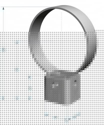 Купить Хомут трубы Docke ПВХ Premium D120/85 мм универсальный RAL 9003 Пломбир по низкой цене