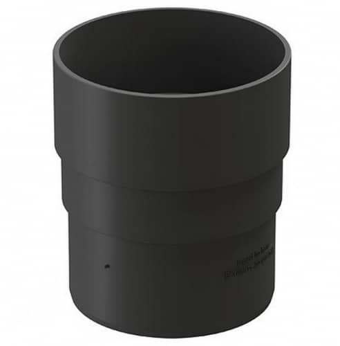 Купить Соединитель трубы Docke ПВХ Premium D120/85 мм графит по низкой цене