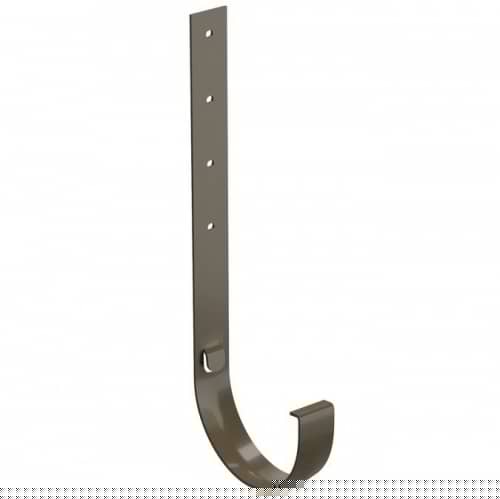 Купить Кронштейн желоба Docke Premium 120/85 мм длинный металлический каштан по низкой цене