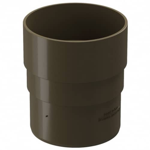 Купить Соединитель трубы Docke ПВХ Premium D120/85 мм каштан по низкой цене