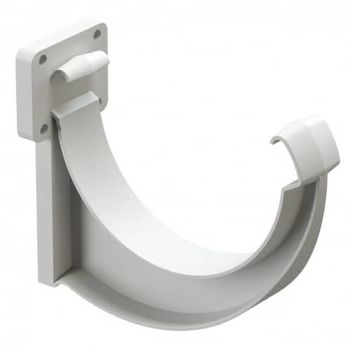 Купить Кронштейн желоба Docke ПВХ Lux D141/100 мм короткий Пломбир по низкой цене