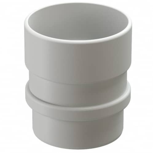 Купить Соединитель трубы Docke ПВХ Lux D141/100 мм Пломбир по низкой цене