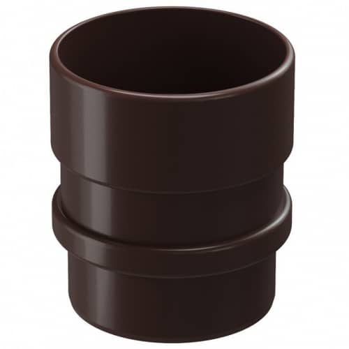 Купить Соединитель трубы Docke ПВХ Lux D141/100 мм Шоколад по низкой цене