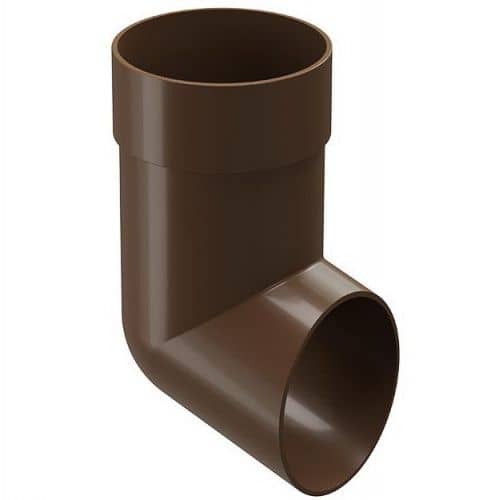 Купить Отвод трубы Docke ПВХ Standard D120/80 мм светло-коричневый по низкой цене