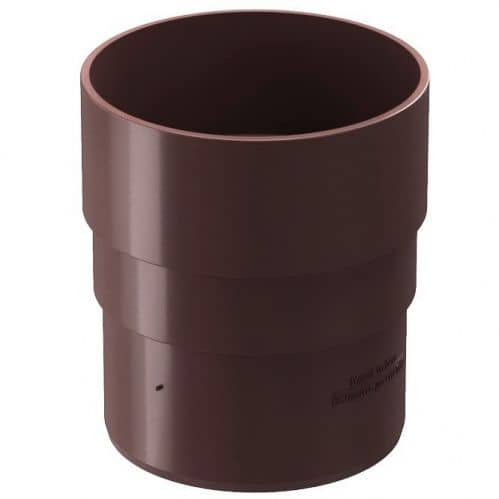 Купить Соединитель трубы Docke ПВХ Standard D120/80 мм светло-коричневый по низкой цене