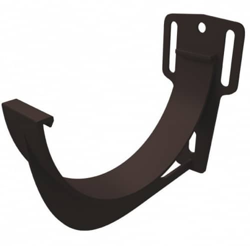 Купить Крюк желоба Grand Line Slider ПВХ D120/87 мм коричневый по низкой цене