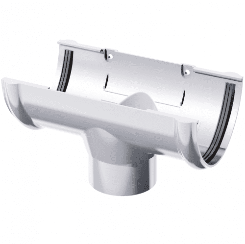 Купить Воронка желоба Технониколь ПВХ D125/82 мм белая по низкой цене