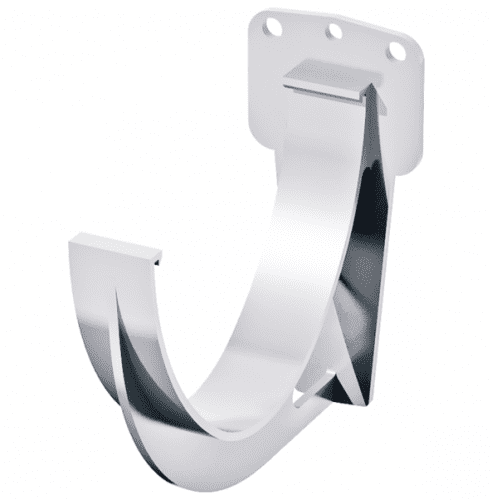 Купить Кронштейн желоба Технониколь ПВХ D125/82 мм короткий белый по низкой цене